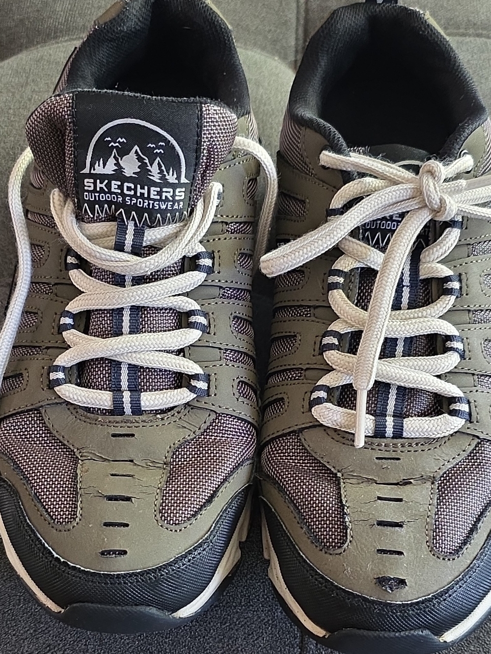 Skechers Men's Olive Green Outdoor Sneakers